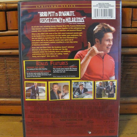 Burn After Reading DVD and Case - Picture 2 of 5